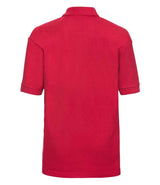 Russell Athletic Kids Poly/Cotton Piqué Polo Shirt | Classic Red thumbnail 5