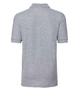 Russell Athletic Kids Poly/Cotton Piqué Polo Shirt | Light Oxford thumbnail 5