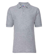 Russell Athletic Kids Poly/Cotton Piqué Polo Shirt | Light Oxford thumbnail 4
