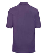 Russell Athletic Kids Poly/Cotton Piqué Polo Shirt | Purple thumbnail 5