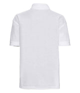Russell Athletic Kids Poly/Cotton Piqué Polo Shirt | White thumbnail 5