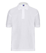 Russell Athletic Kids Poly/Cotton Piqué Polo Shirt | White thumbnail 4