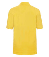 Russell Athletic Kids Poly/Cotton Piqué Polo Shirt | Yellow thumbnail 5
