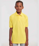 Russell Athletic Kids Poly/Cotton Piqué Polo Shirt | Yellow thumbnail 1