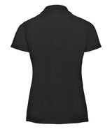 Russell Athletic Ladies Classic Poly/Cotton Piqué Polo Shirt | Black thumbnail 5