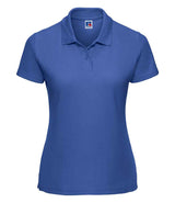 Russell Athletic Ladies Classic Poly/Cotton Piqué Polo Shirt | Bright Royal thumbnail 4