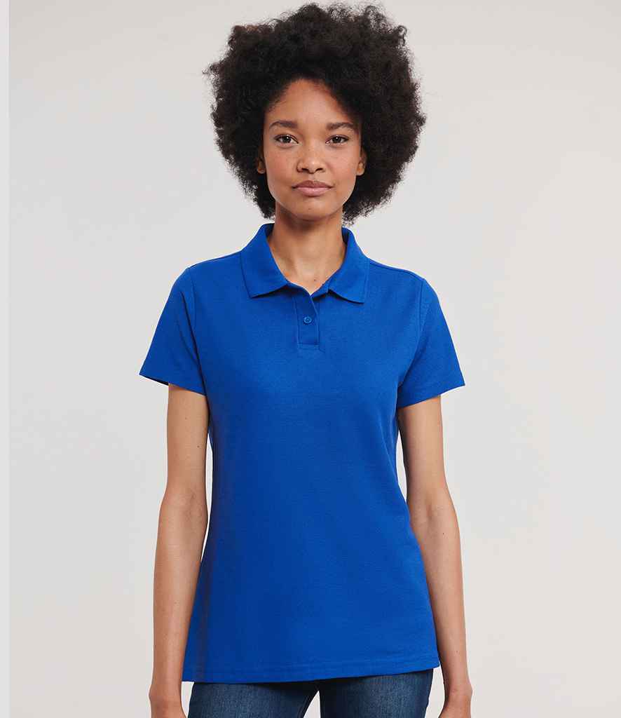 Russell Athletic Ladies Classic Poly/Cotton Piqué Polo Shirt | Bright Royal
