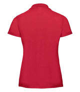 Russell Athletic Ladies Classic Poly/Cotton Piqué Polo Shirt | Classic Red thumbnail 5