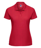 Russell Athletic Ladies Classic Poly/Cotton Piqué Polo Shirt | Classic Red thumbnail 4