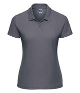 Russell Athletic Ladies Classic Poly/Cotton Piqué Polo Shirt | Convoy Grey thumbnail 4