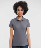 Russell Athletic Ladies Classic Poly/Cotton Piqué Polo Shirt | Convoy Grey thumbnail 1