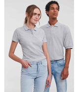 Russell Athletic Ladies Classic Poly/Cotton Piqué Polo Shirt | Light Oxford thumbnail 1
