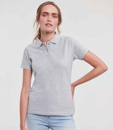 Russell Athletic Ladies Classic Poly/Cotton Piqué Polo Shirt | Light Oxford thumbnail 2