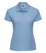 Russell Athletic Ladies Classic Poly/Cotton Piqué Polo Shirt | Sky Blue thumbnail 4