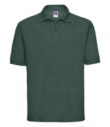 Russell Athletic Poly/Cotton Piqué Polo Shirt | Bottle Green thumbnail 4