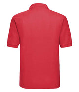Russell Athletic Poly/Cotton Piqué Polo Shirt | Bright Red thumbnail 5
