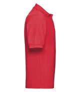 Russell Athletic Poly/Cotton Piqué Polo Shirt | Bright Red thumbnail 6