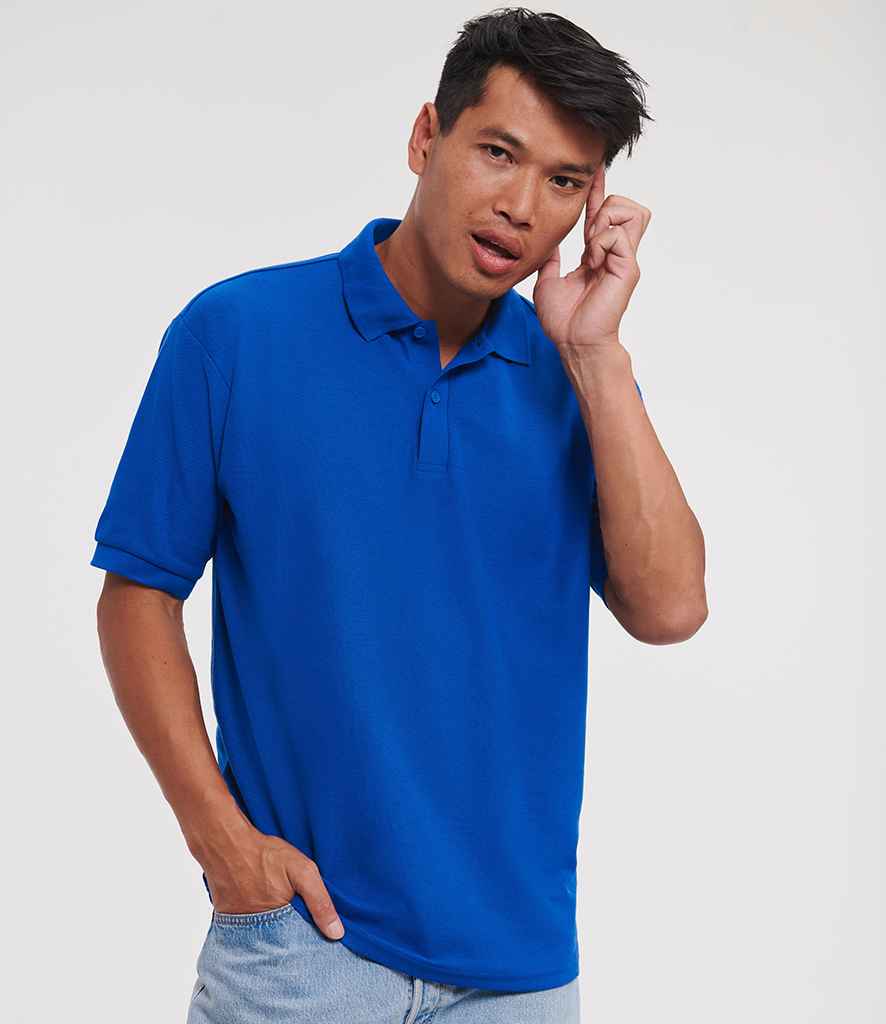Russell Athletic Poly/Cotton Piqué Polo Shirt | Bright Royal