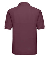 Russell Athletic Poly/Cotton Piqué Polo Shirt | Burgundy thumbnail 5