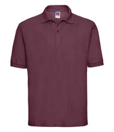Russell Athletic Poly/Cotton Piqué Polo Shirt | Burgundy thumbnail 4