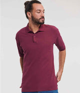 Russell Athletic Poly/Cotton Piqué Polo Shirt | Burgundy thumbnail 1