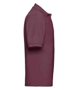 Russell Athletic Poly/Cotton Piqué Polo Shirt | Burgundy thumbnail 6