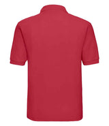 Russell Athletic Poly/Cotton Piqué Polo Shirt | Classic Red thumbnail 5