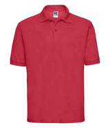Russell Athletic Poly/Cotton Piqué Polo Shirt | Classic Red thumbnail 4