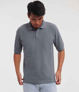 Russell Athletic Poly/Cotton Piqué Polo Shirt | Convoy Grey thumbnail 1