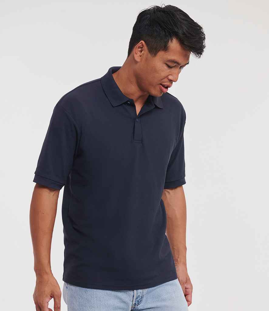 Russell Athletic Poly/Cotton Piqué Polo Shirt | French Navy