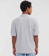 Russell Athletic Poly/Cotton Piqué Polo Shirt | Light Oxford thumbnail 2