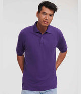 Russell Athletic Poly/Cotton Piqué Polo Shirt | Purple thumbnail 1