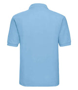 Russell Athletic Poly/Cotton Piqué Polo Shirt | Sky Blue thumbnail 5