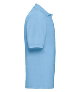Russell Athletic Poly/Cotton Piqué Polo Shirt | Sky Blue thumbnail 6