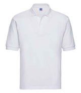 Russell Athletic Poly/Cotton Piqué Polo Shirt | White thumbnail 4