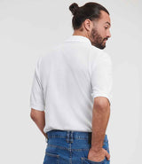 Russell Athletic Poly/Cotton Piqué Polo Shirt | White thumbnail 2