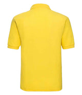 Russell Athletic Poly/Cotton Piqué Polo Shirt | Yellow thumbnail 5