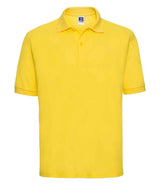 Russell Athletic Poly/Cotton Piqué Polo Shirt | Yellow thumbnail 4