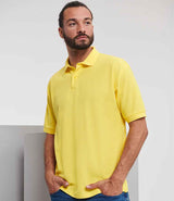 Russell Athletic Poly/Cotton Piqué Polo Shirt | Yellow thumbnail 1