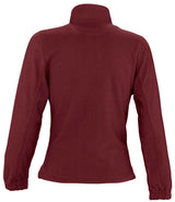 SOL'S Ladies North Fleece Jacket | Burgundy thumbnail 2