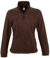 SOL'S Ladies North Fleece Jacket | Dark Chocolate thumbnail 1