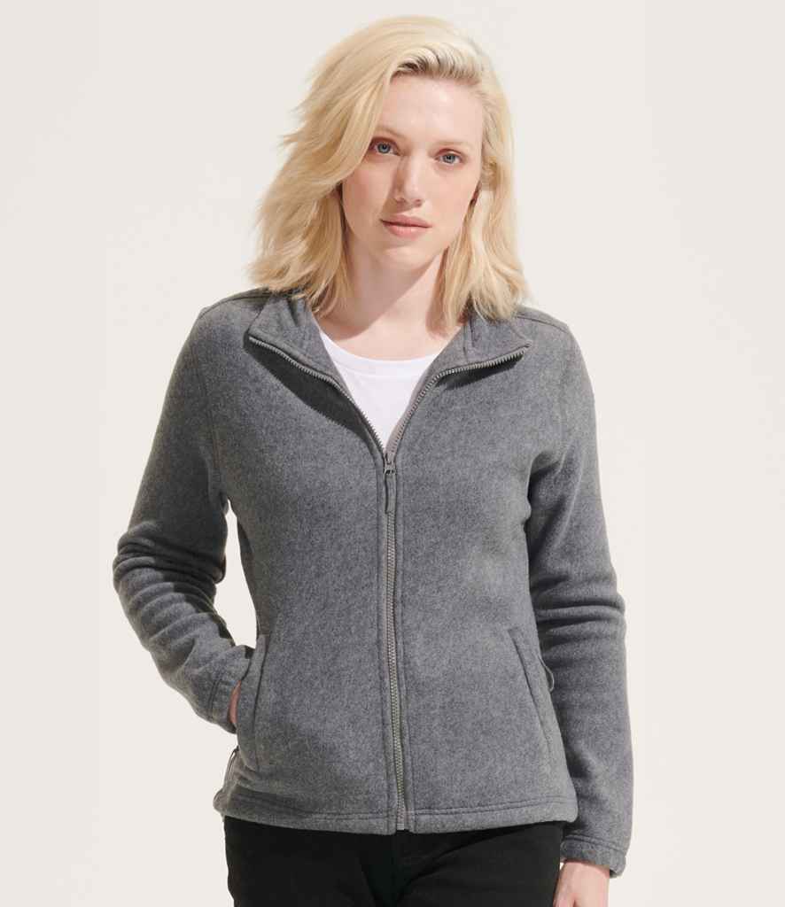 SOL'S Ladies North Fleece Jacket | Grey Marl