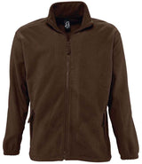 SOL'S North Fleece Jacket | Dark Chocolate thumbnail 1