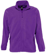 SOL'S North Fleece Jacket | Dark Purple thumbnail 1