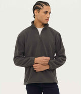 SOL'S Ness Zip Neck Fleece | Charcoal thumbnail 1