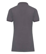Russell Athletic Ladies Stretch Piqué Polo Shirt | Convoy Grey thumbnail 5