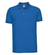 Russell Athletic Stretch Piqué Polo Shirt | Azure thumbnail 4