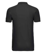 Russell Athletic Stretch Piqué Polo Shirt | Black thumbnail 5