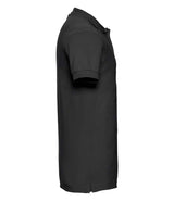 Russell Athletic Stretch Piqué Polo Shirt | Black thumbnail 6