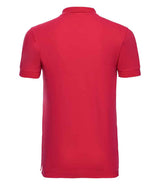 Russell Athletic Stretch Piqué Polo Shirt | Classic Red thumbnail 5